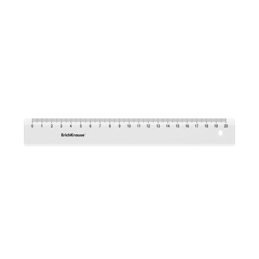 Picture of ERICHKRAUSE PLASTIC RULER 20CM